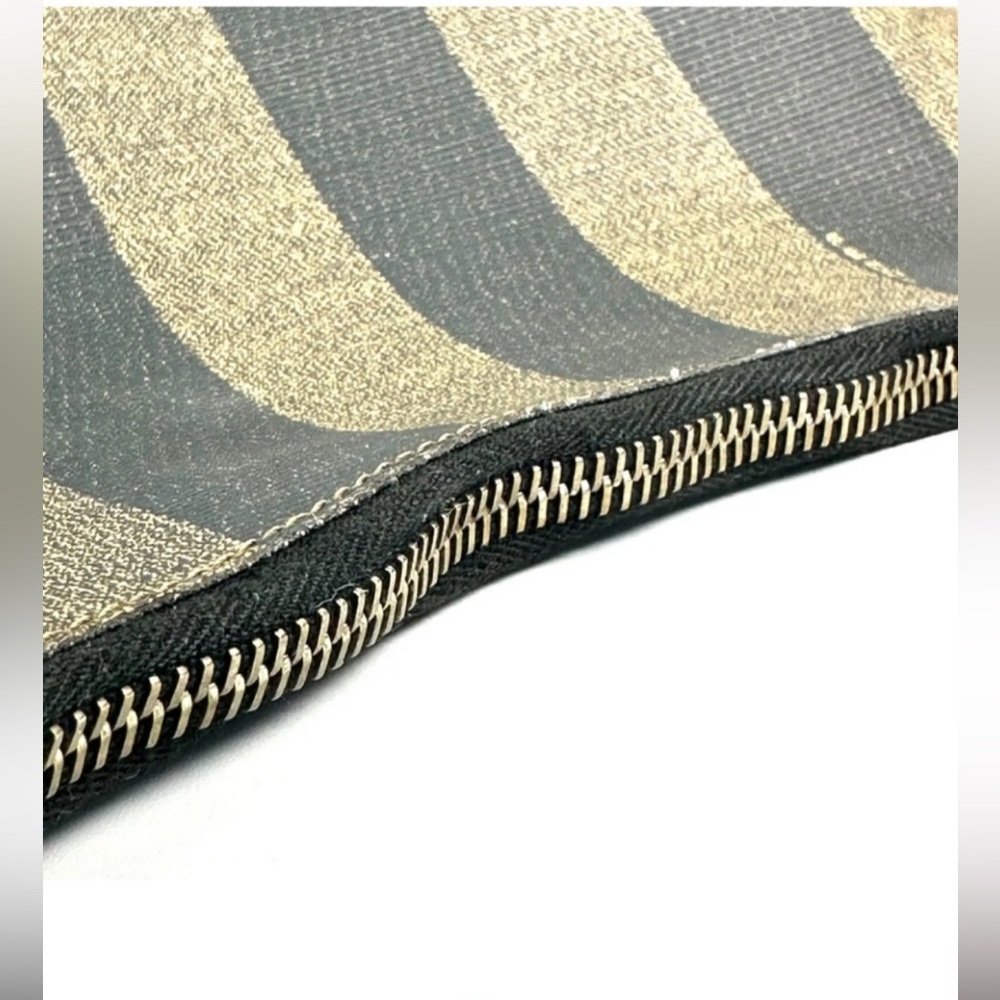 FENDI Pequin Stripe Shoulder Bag Bucket Tote Vintage - Picture 14 of 15